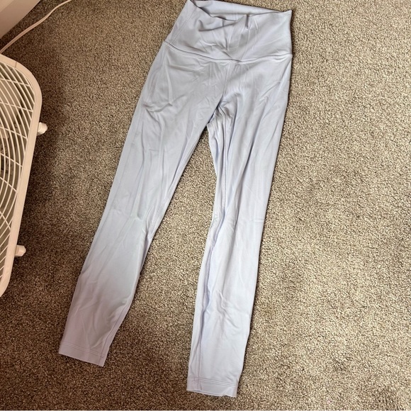 Lululemon size 4 align leggings 28” inseam. Icy blue color (see 3rd pic) - Picture 1 of 3